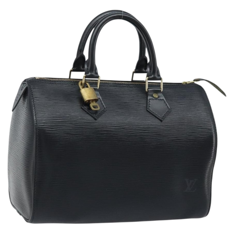 【日本直送】路易威登 Epi Speedy 25 手提包 黑色 M59042 LV 正品 AMZ487SAV-0