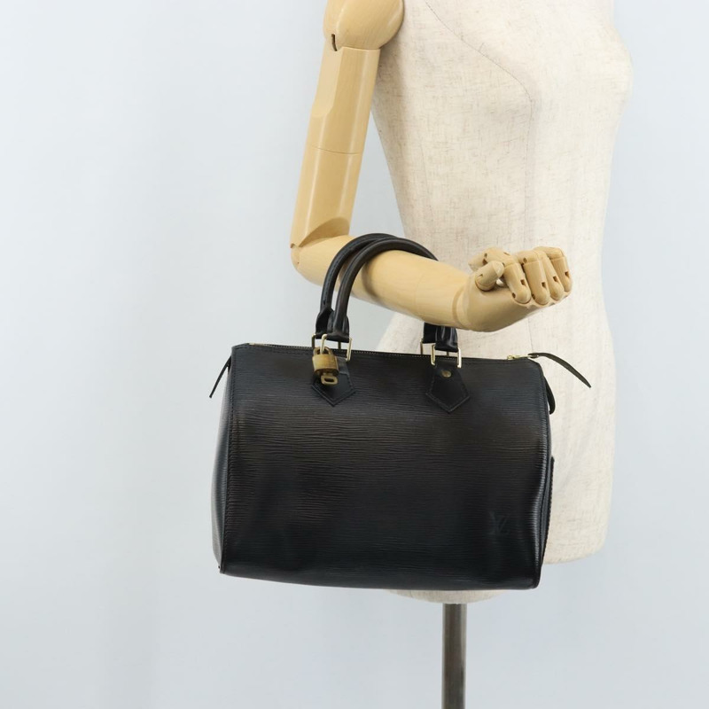 【日本直送】路易威登 Epi Speedy 25 手提包 黑色 M59042 LV 正品 AMZ487SAV-23