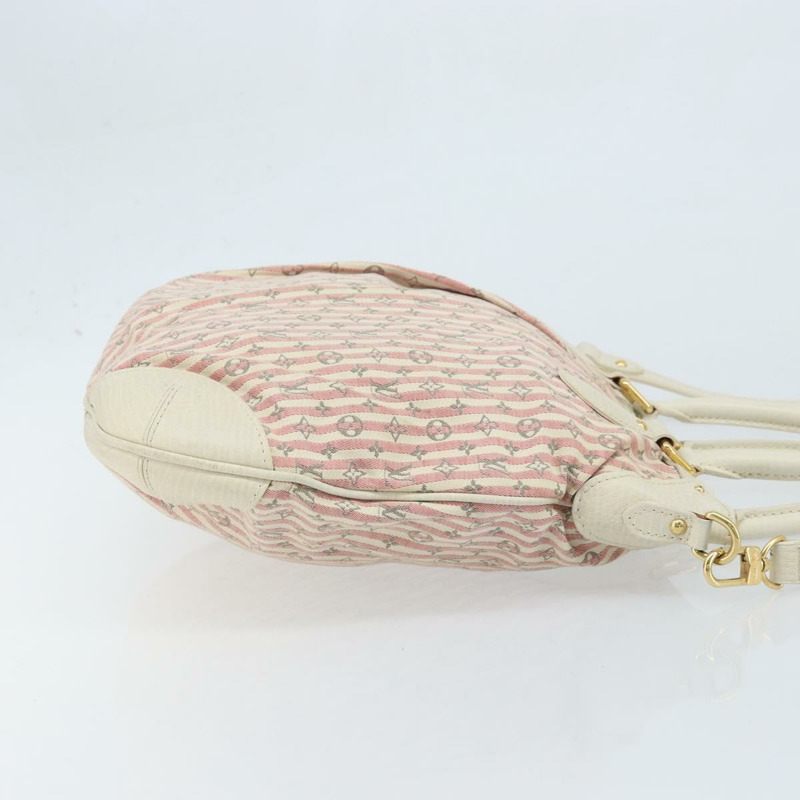 【日本直送】路易威登 Mini Lin Croisette Marina PM 手袋 粉紅色 白色 M95495 LV 正品 ARZ743V-2