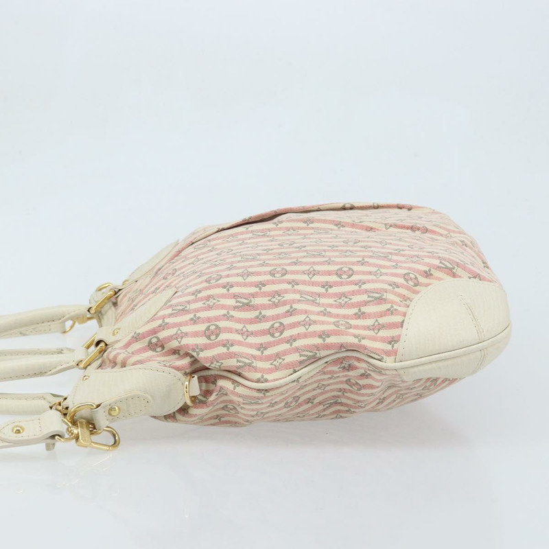 【日本直送】路易威登 Mini Lin Croisette Marina PM 手袋 粉紅色 白色 M95495 LV 正品 ARZ743V-3