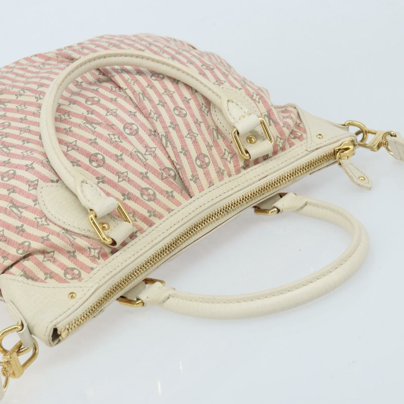 【日本直送】路易威登 Mini Lin Croisette Marina PM 手袋 粉紅色 白色 M95495 LV 正品 ARZ743V-5