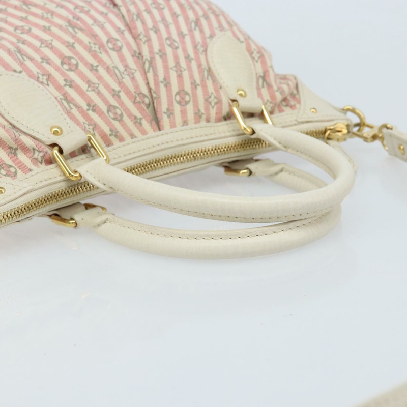 【日本直送】路易威登 Mini Lin Croisette Marina PM 手袋 粉紅色 白色 M95495 LV 正品 ARZ743V-6