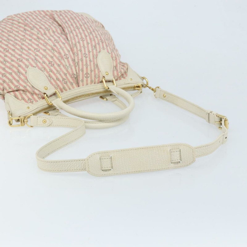 【日本直送】路易威登 Mini Lin Croisette Marina PM 手袋 粉紅色 白色 M95495 LV 正品 ARZ743V-7