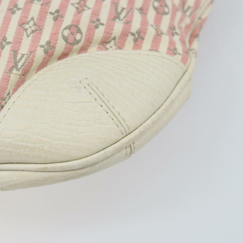 【日本直送】路易威登 Mini Lin Croisette Marina PM 手袋 粉紅色 白色 M95495 LV 正品 ARZ743V-8