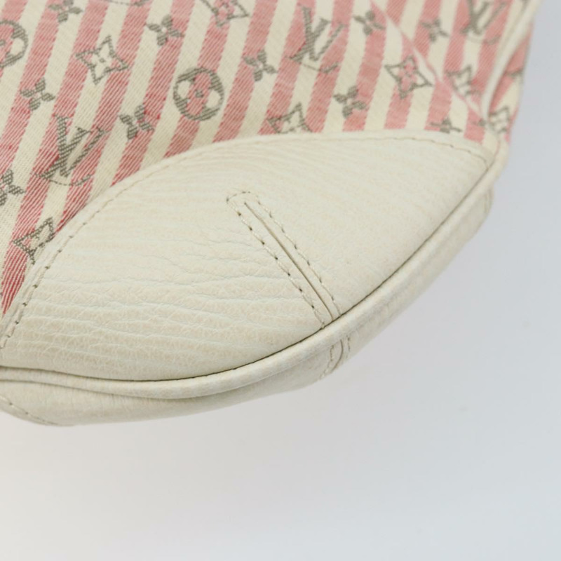 【日本直送】路易威登 Mini Lin Croisette Marina PM 手袋 粉紅色 白色 M95495 LV 正品 ARZ743V-16