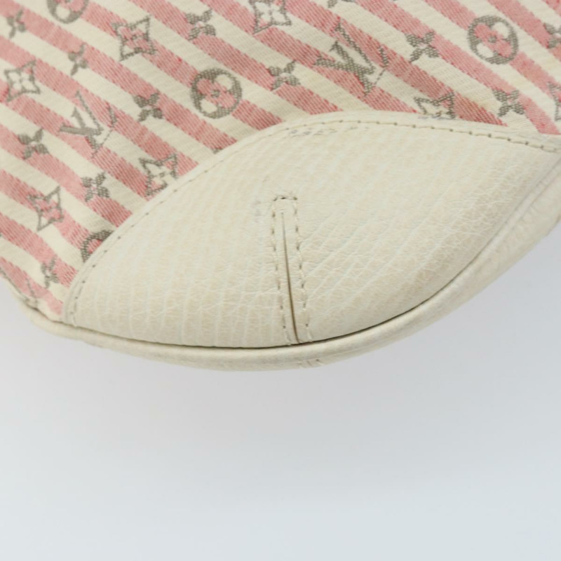 【日本直送】路易威登 Mini Lin Croisette Marina PM 手袋 粉紅色 白色 M95495 LV 正品 ARZ743V-17