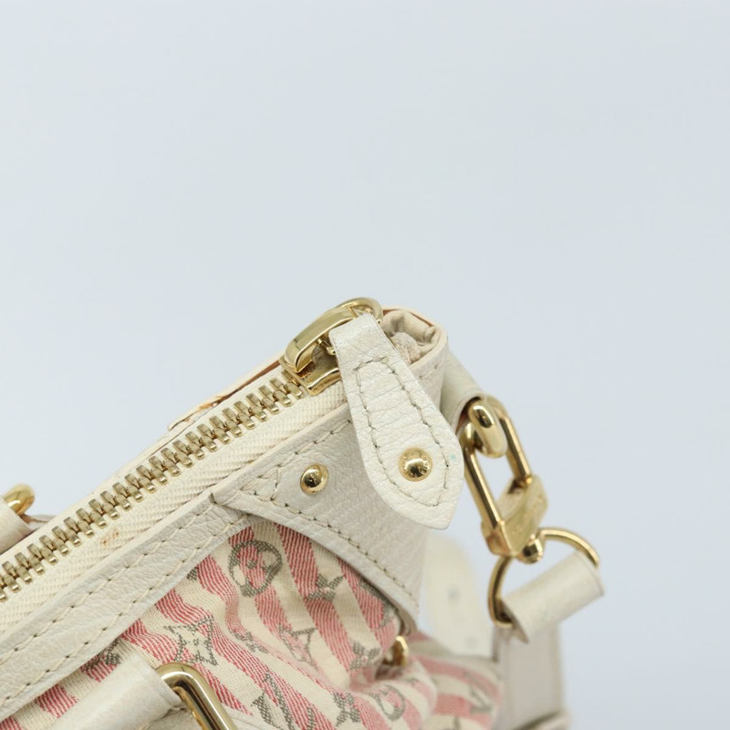 【日本直送】路易威登 Mini Lin Croisette Marina PM 手袋 粉紅色 白色 M95495 LV 正品 ARZ743V-18