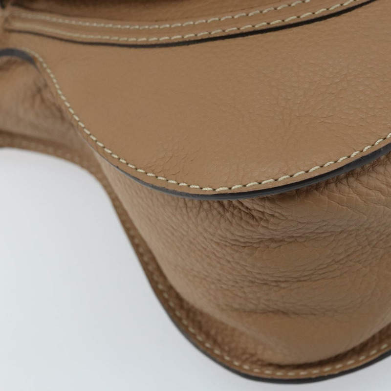 【日本直送】Chloe Mercy 手提包 皮革 兩用 米色 金色 正品 fm5267V-16