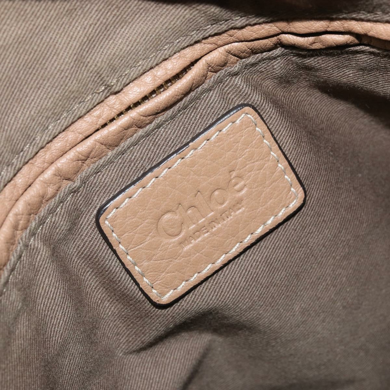 【日本直送】Chloe Mercy 手提包 皮革 兩用 米色 金色 正品 fm5267V-20