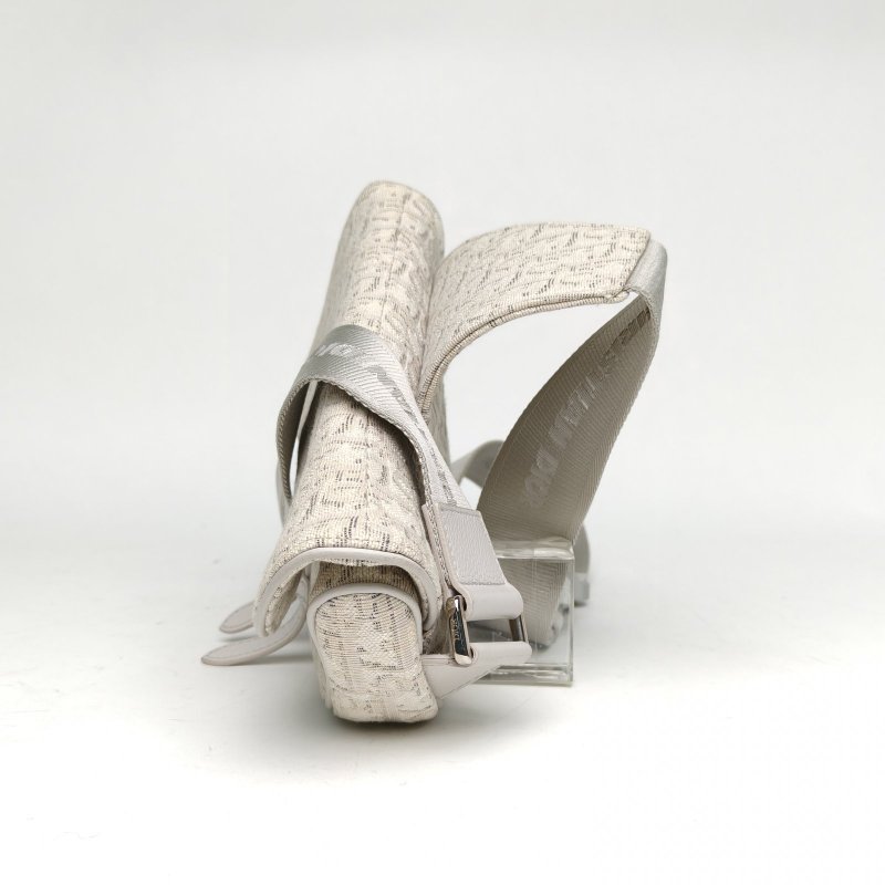 DIOR SADDLE馬鞍胸包米白色帆布銀扣2020Oblique印花肩背包-1