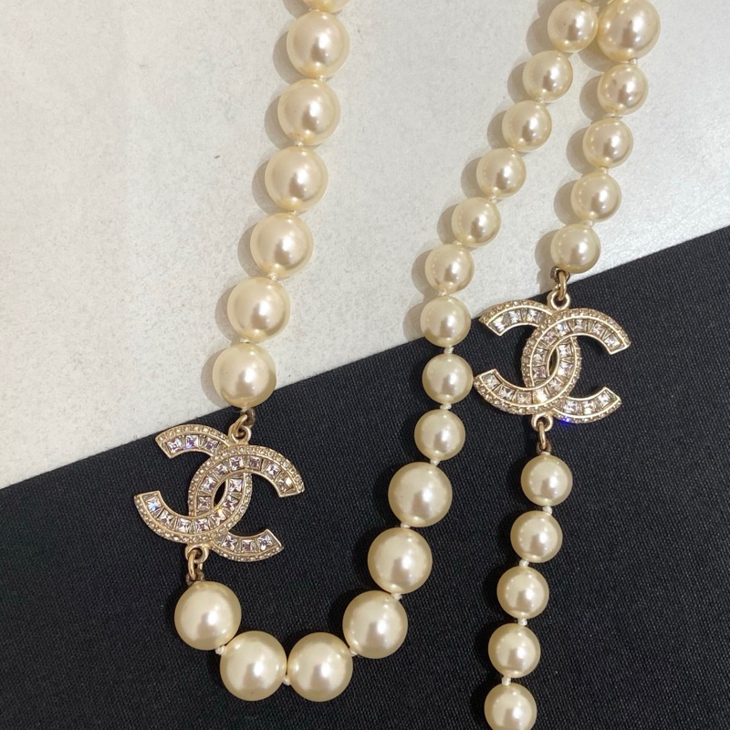 Chanel香奈兒經典滿鑽雙C毛衣鏈   16 附件：盒子-3