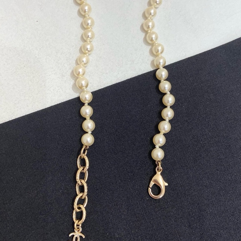 Chanel香奈兒經典滿鑽雙C毛衣鏈   16 附件：盒子-8