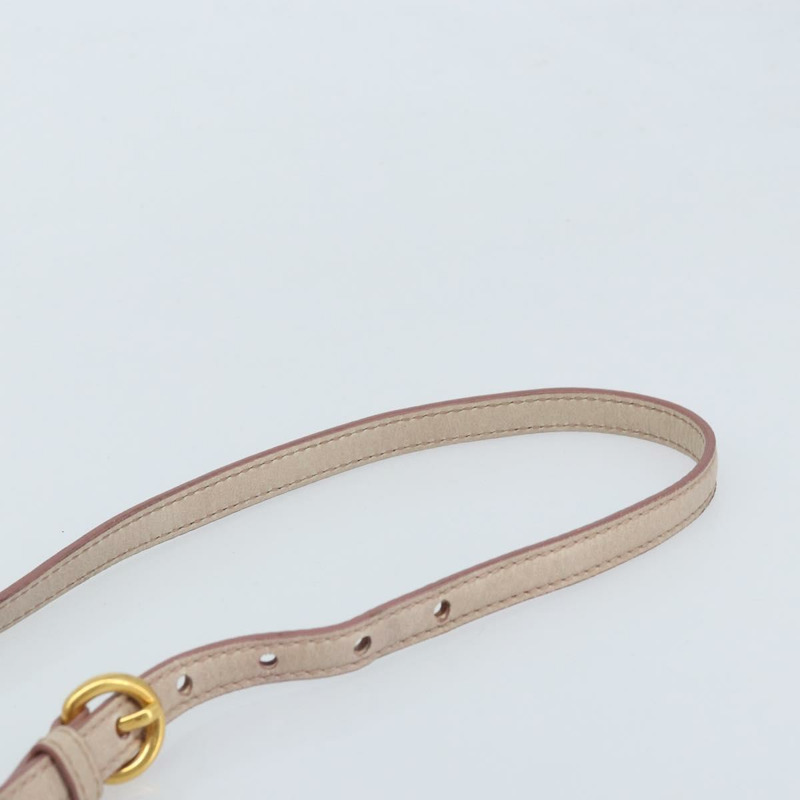 【日本直送】Miu Miu 手提包 皮革 兩用 粉金配色 正品 BAZ142M-13