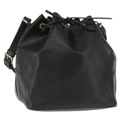 路易威登 Epi Petit Noe 黑色肩背包 M44102 LV 正品 BAZ099A