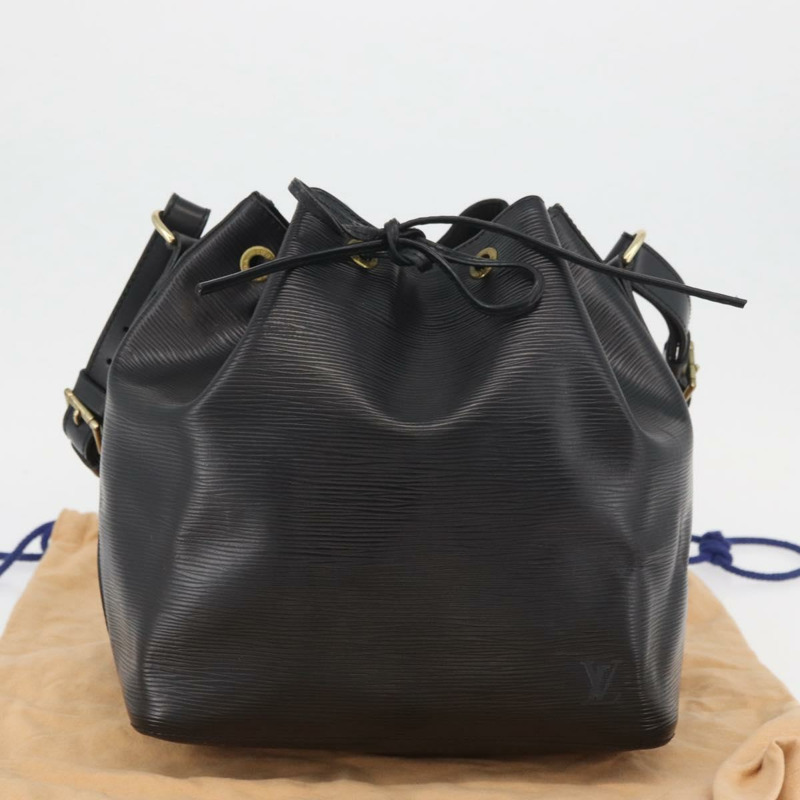 【日本直送】路易威登 Epi Petit Noe 黑色肩背包 M44102 LV 正品 BAZ099A-11