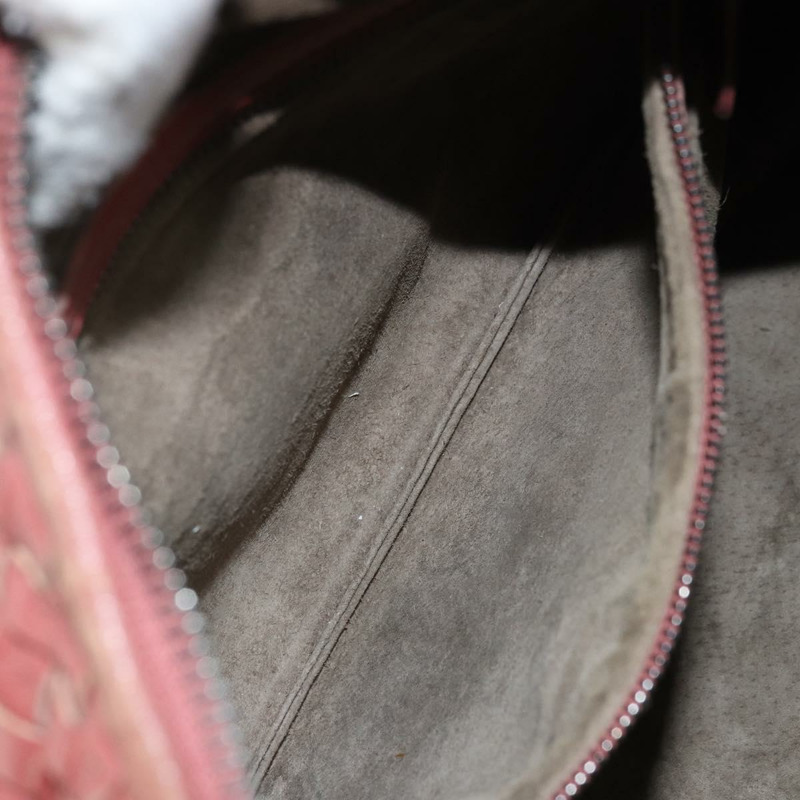 【日本直送】BOTTEGA VENETA INTRECCIATO Hobo 肩背包 皮革 紅色 銀色 正品 BAZ107A-21