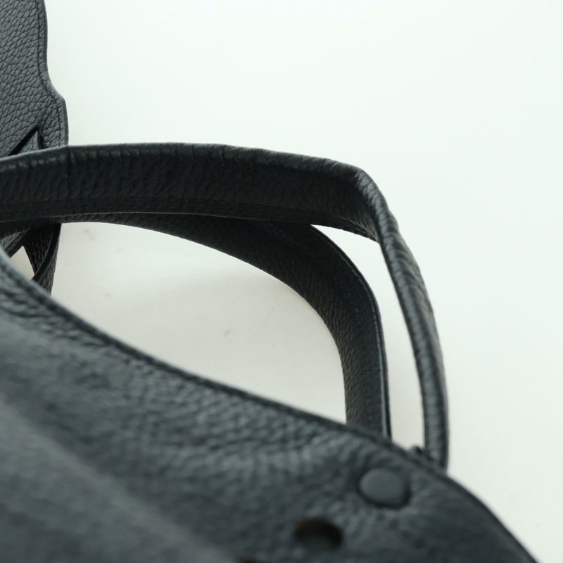 【日本直送】BALENCIAGA Blackout City 手提包，皮革材質，兩用款，黑色/銀色，443514 am11187SAM-13