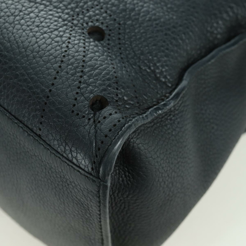 【日本直送】BALENCIAGA Blackout City 手提包，皮革材質，兩用款，黑色/銀色，443514 am11187SAM-15