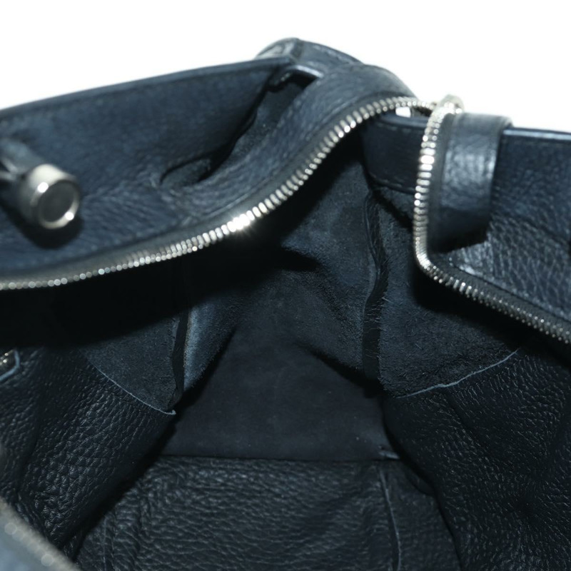 【日本直送】BALENCIAGA Blackout City 手提包，皮革材質，兩用款，黑色/銀色，443514 am11187SAM-23