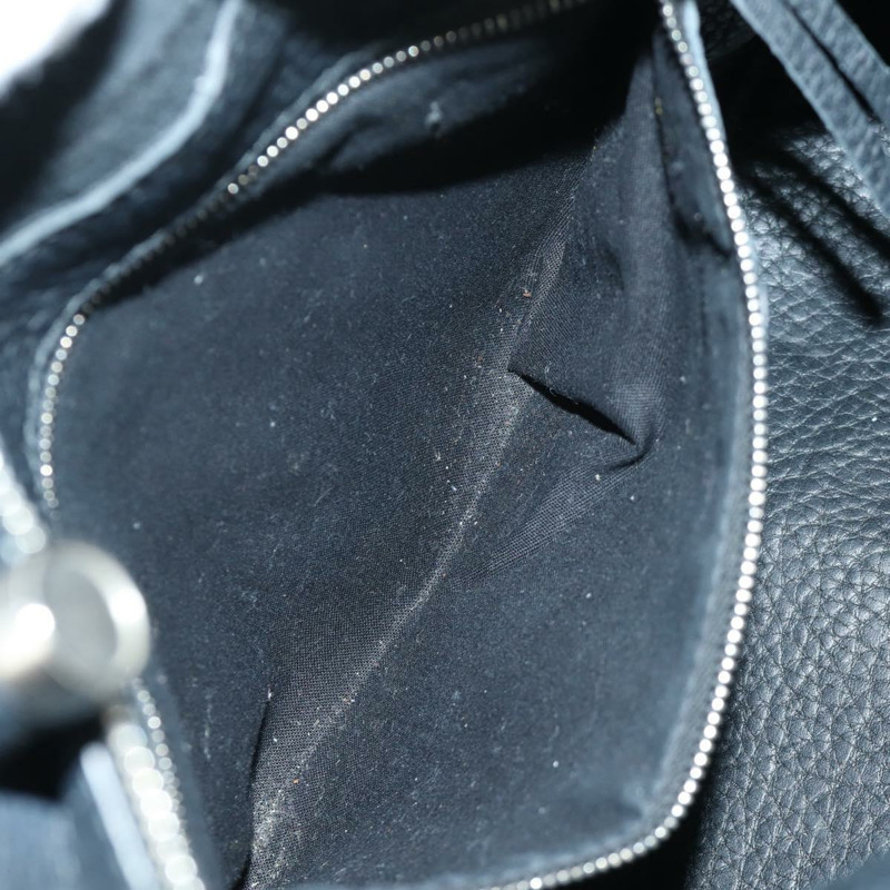 【日本直送】BALENCIAGA Blackout City 手提包，皮革材質，兩用款，黑色/銀色，443514 am11187SAM-26