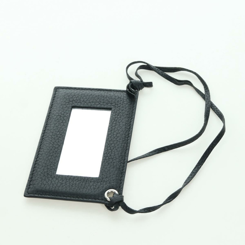 【日本直送】BALENCIAGA Blackout City 手提包，皮革材質，兩用款，黑色/銀色，443514 am11187SAM-27