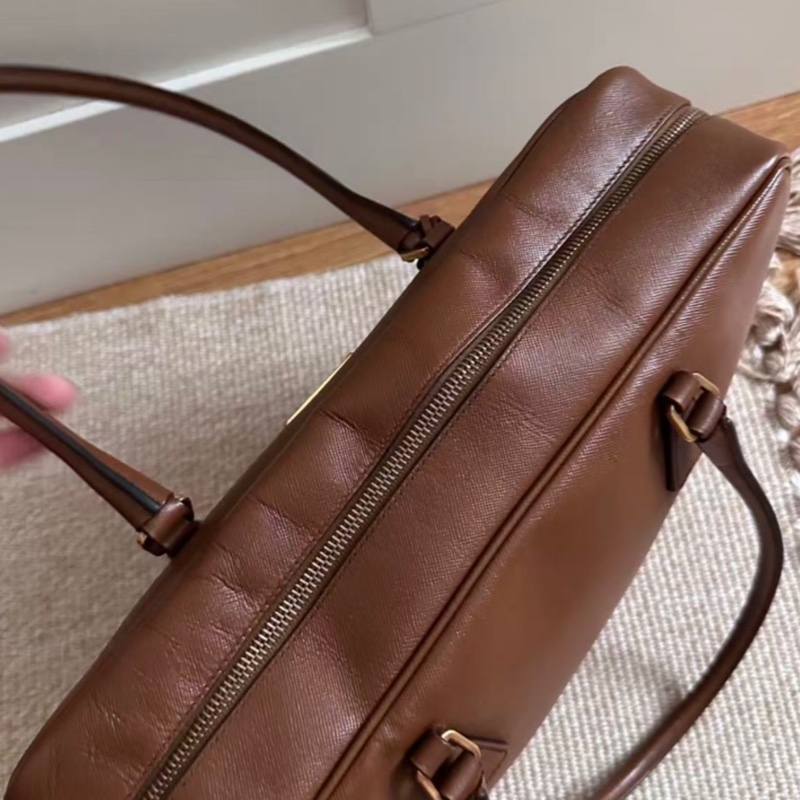 Prada • Plume 35 摩卡棕色-6