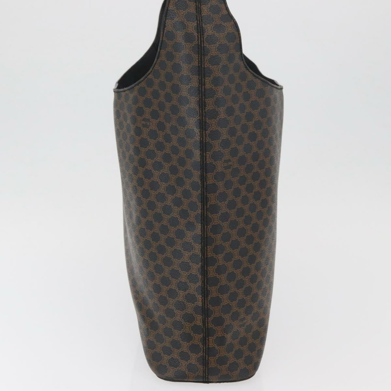 【日本直送】CELINE Macadam帆布肩背包 PVC皮革 黑色金色 正品 BAZ159A-2