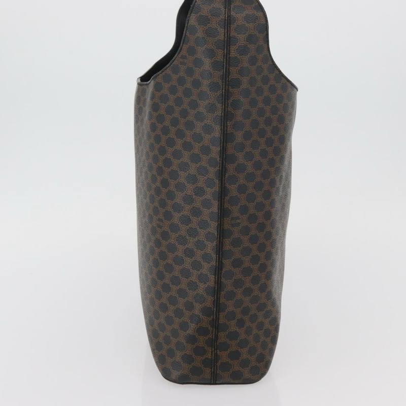 【日本直送】CELINE Macadam帆布肩背包 PVC皮革 黑色金色 正品 BAZ159A-3