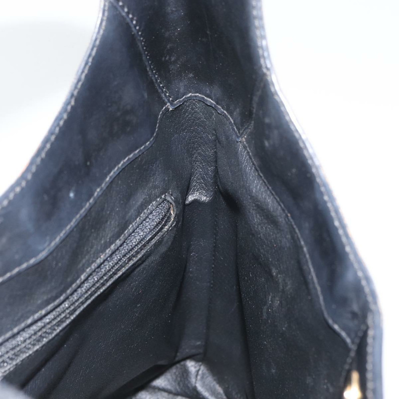 【日本直送】CELINE Macadam帆布肩背包 PVC皮革 黑色金色 正品 BAZ159A-17