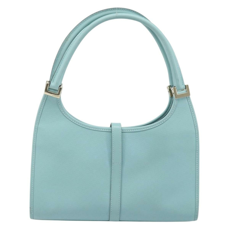 【日本直送】GUCCI Micro GG Supreme Jackie 手提包 PVC 淺藍色銀色 002 1068 Auth mr2280A-1