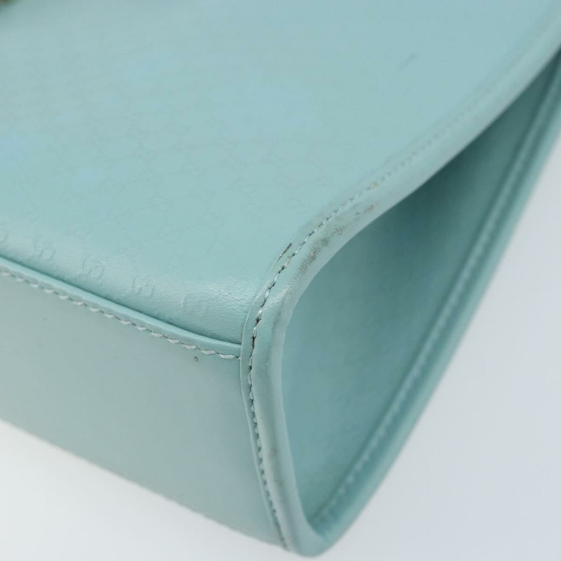 【日本直送】GUCCI Micro GG Supreme Jackie 手提包 PVC 淺藍色銀色 002 1068 Auth mr2280A-8