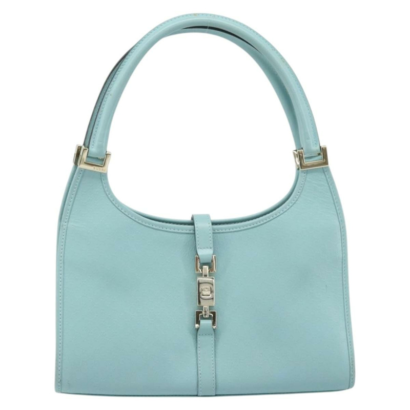 【日本直送】GUCCI Micro GG Supreme Jackie 手提包 PVC 淺藍色銀色 002 1068 Auth mr2280A-12