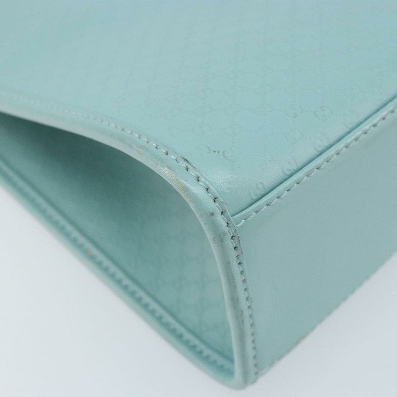 【日本直送】GUCCI Micro GG Supreme Jackie 手提包 PVC 淺藍色銀色 002 1068 Auth mr2280A-14