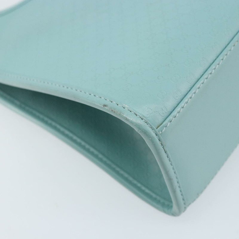 【日本直送】GUCCI Micro GG Supreme Jackie 手提包 PVC 淺藍色銀色 002 1068 Auth mr2280A-16