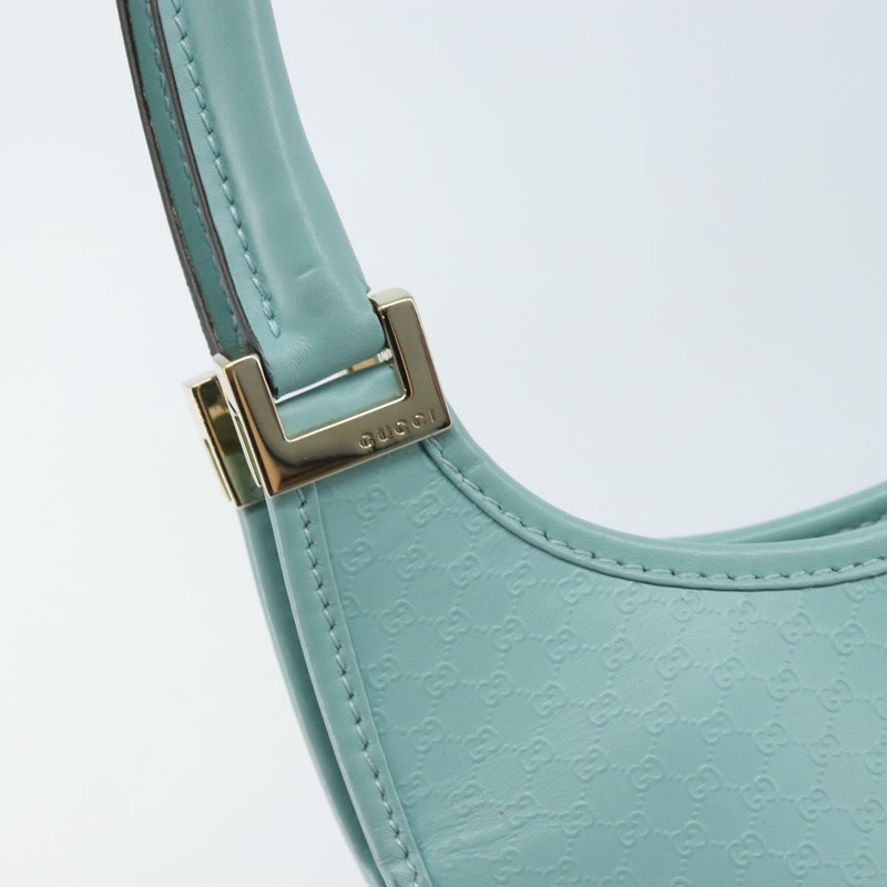 【日本直送】GUCCI Micro GG Supreme Jackie 手提包 PVC 淺藍色銀色 002 1068 Auth mr2280A-17