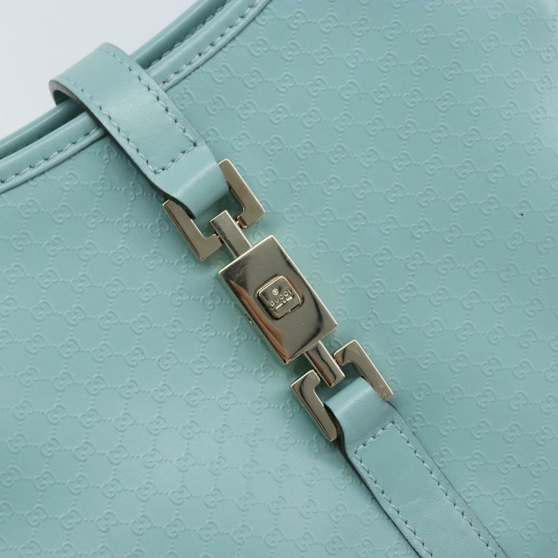【日本直送】GUCCI Micro GG Supreme Jackie 手提包 PVC 淺藍色銀色 002 1068 Auth mr2280A-18