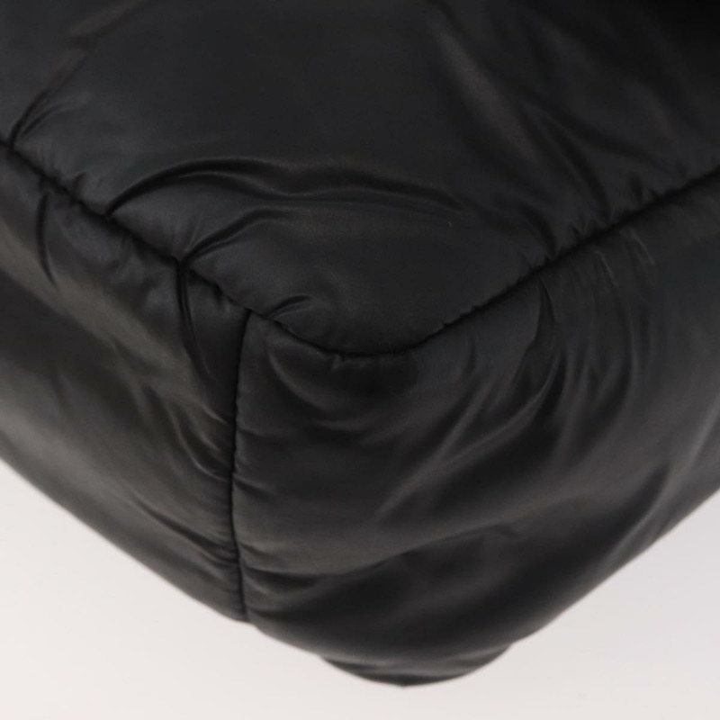 【日本直送】香奈兒 Cococoon 尼龍黑肩背包 CC Auth mr2250V-15