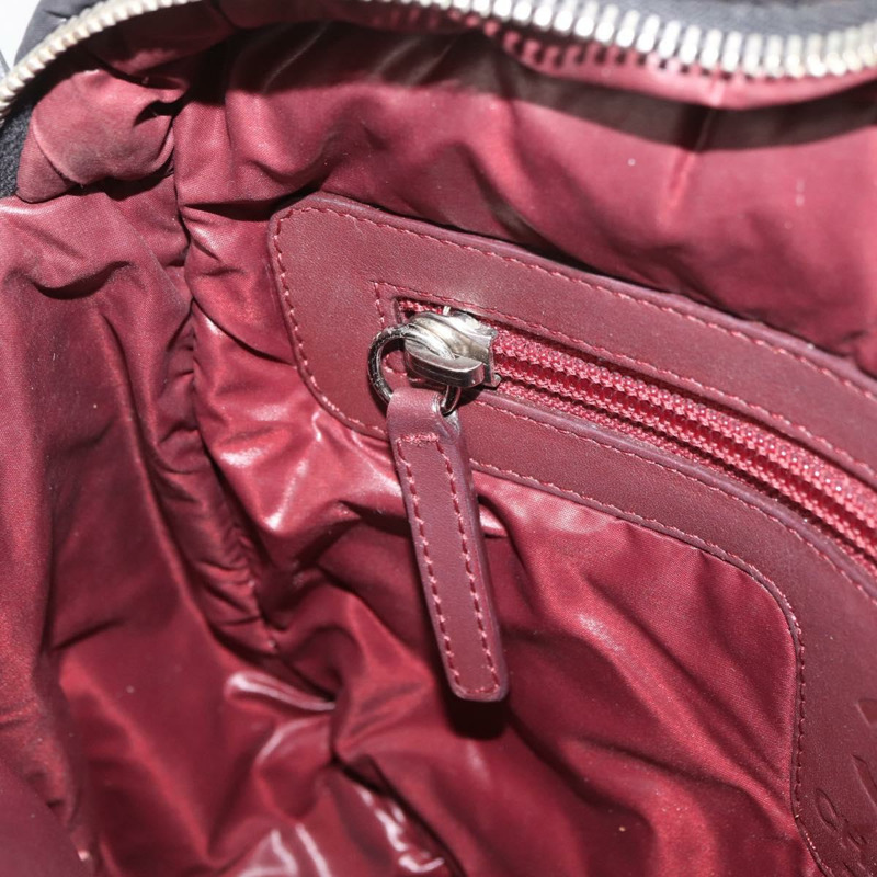 【日本直送】香奈兒 Cococoon 尼龍黑肩背包 CC Auth mr2250V-23