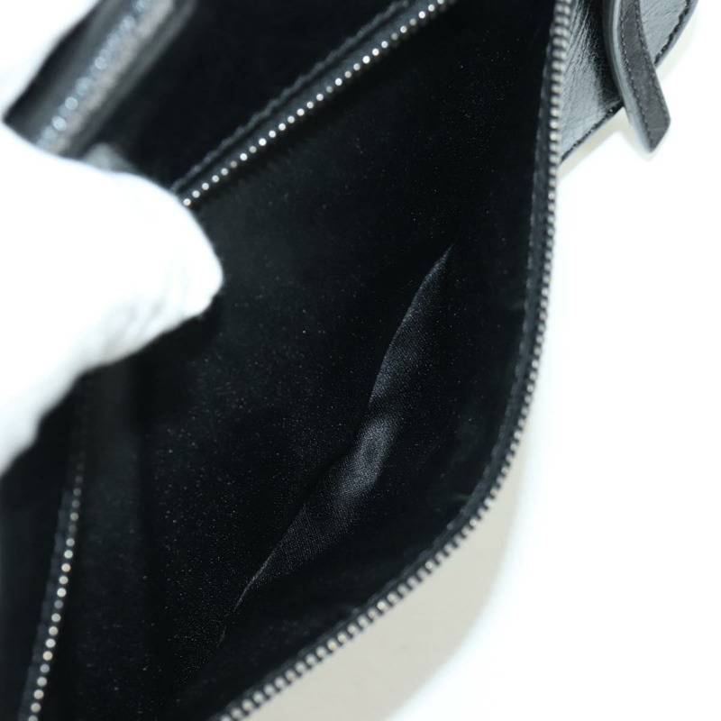 【日本直送】香奈兒 (CHANEL) Matelasse 鏈條包，黑色銀色雙C標誌，磨砂皮材質，正品 BAZ254SAV-20