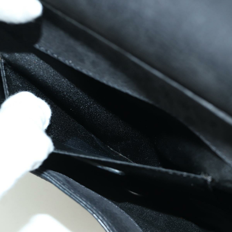 【日本直送】香奈兒 (CHANEL) Matelasse 鏈條包，黑色銀色雙C標誌，磨砂皮材質，正品 BAZ254SAV-29