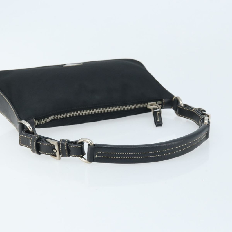 【日本直送】PRADA 單肩包 尼龍 黑色 銀色 正品 mr2217A-6