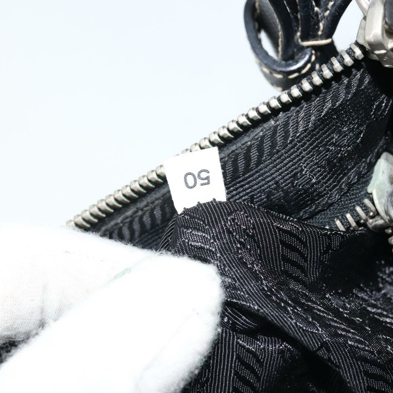 【日本直送】PRADA 單肩包 尼龍 黑色 銀色 正品 mr2217A-10