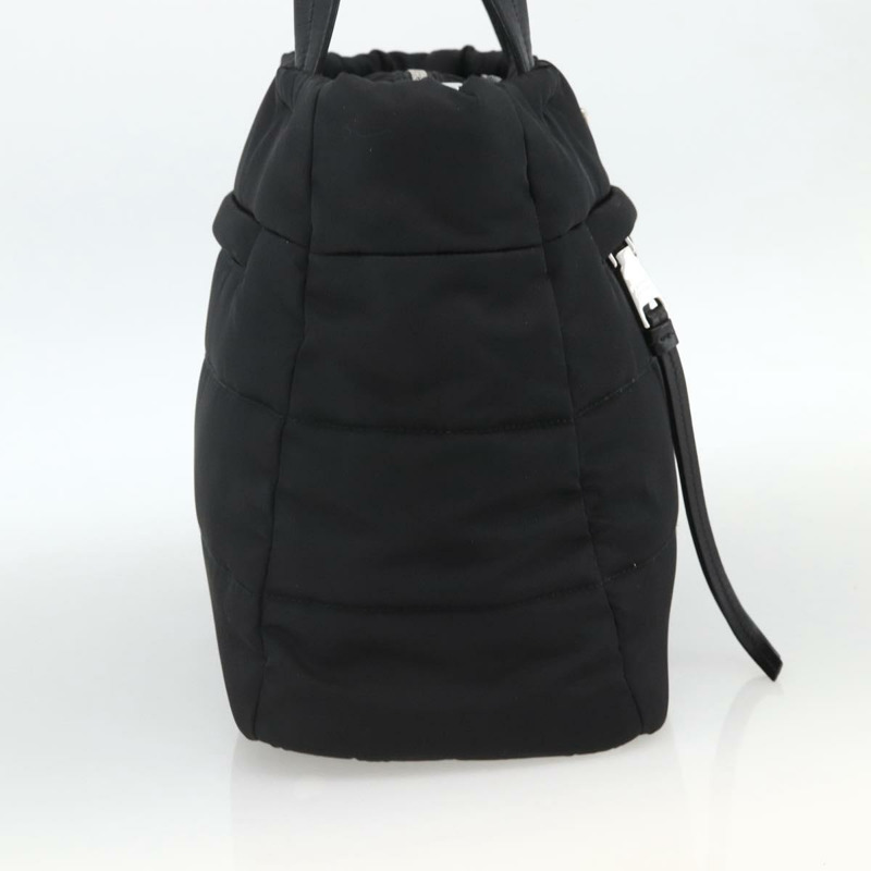 【日本直送】PRADA 尼龍托特包 黑色 銀色 正品 BA11792A-2