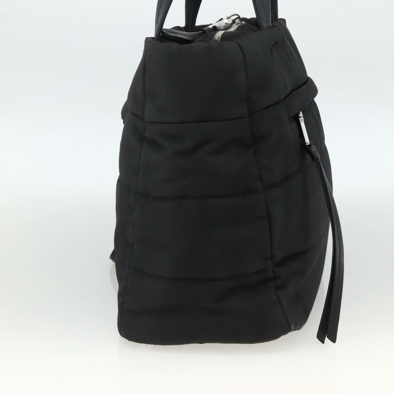 【日本直送】PRADA 尼龍托特包 黑色 銀色 正品 BA11792A-3