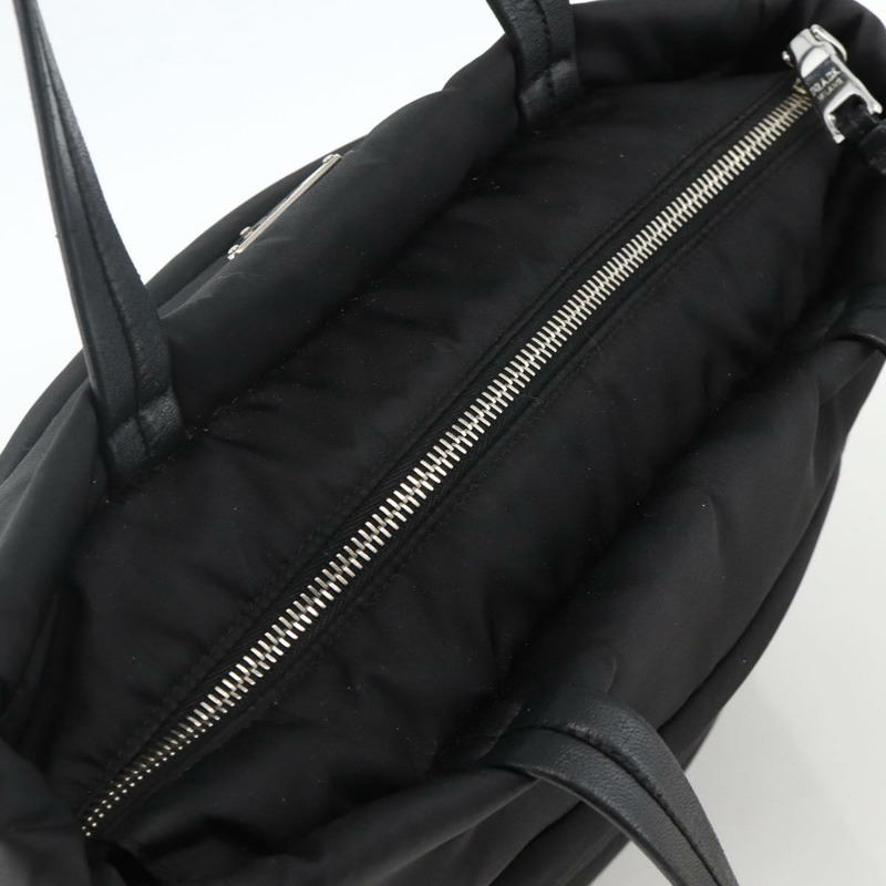 【日本直送】PRADA 尼龍托特包 黑色 銀色 正品 BA11792A-5