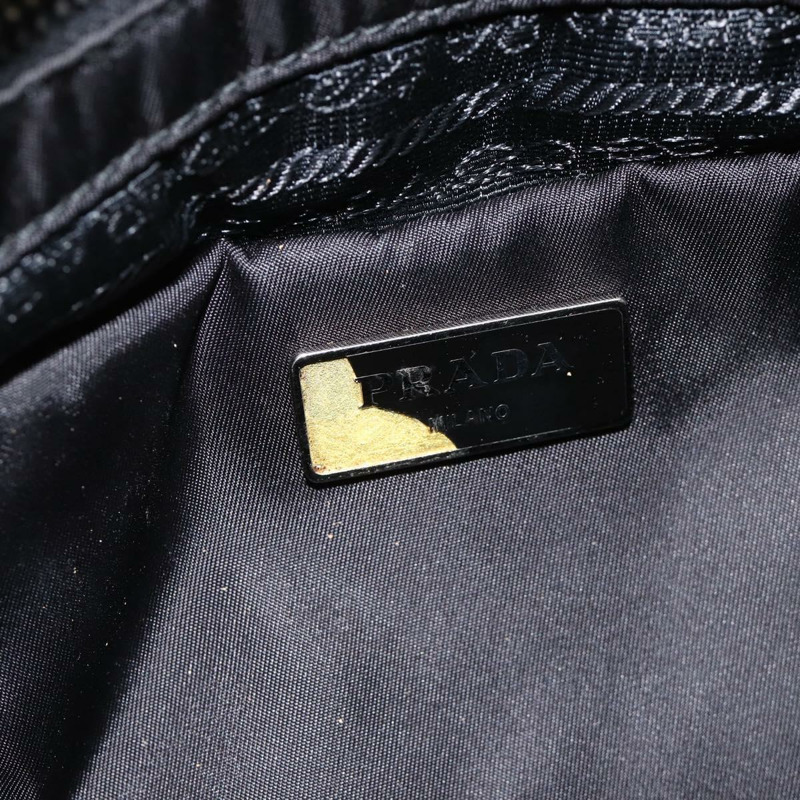 【日本直送】PRADA 尼龍托特包 黑色 銀色 正品 BA11792A-8