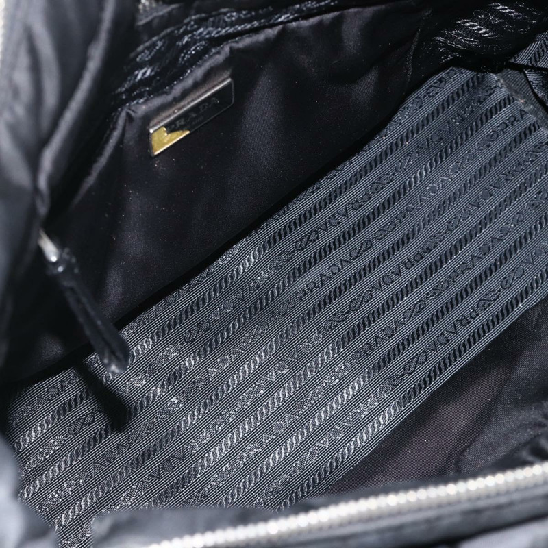 【日本直送】PRADA 尼龍托特包 黑色 銀色 正品 BA11792A-9