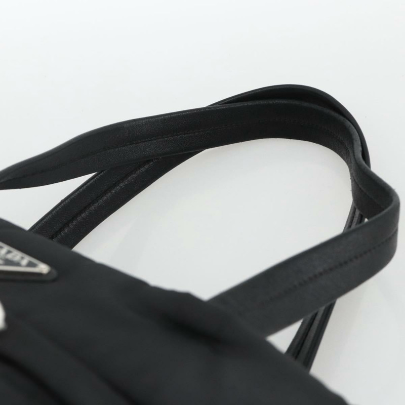 【日本直送】PRADA 尼龍托特包 黑色 銀色 正品 BA11792A-13
