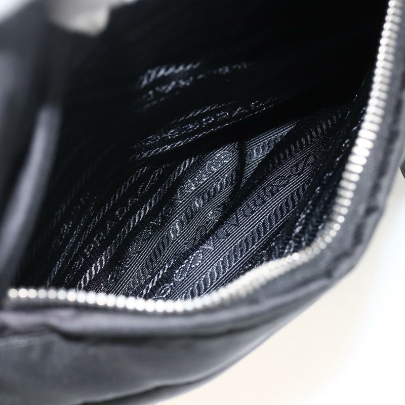 【日本直送】PRADA 尼龍托特包 黑色 銀色 正品 BA11792A-26