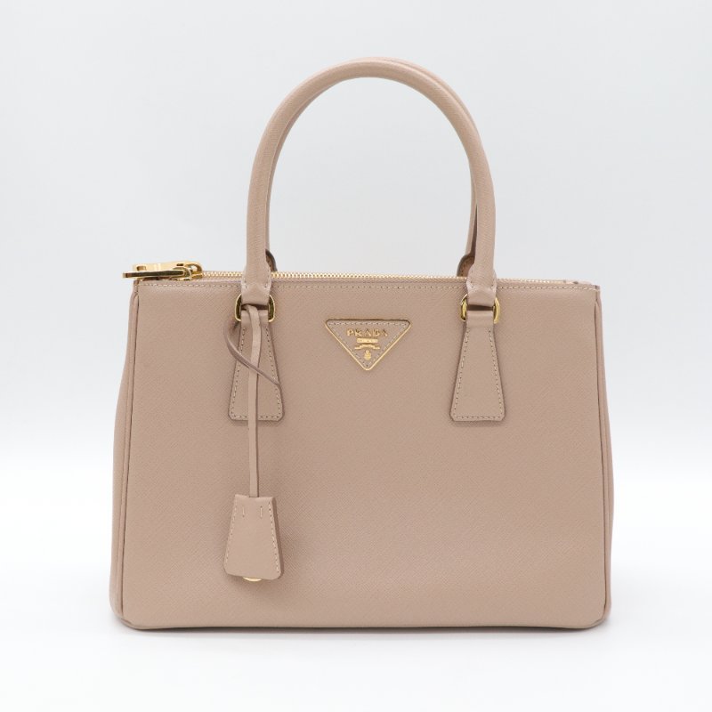 PRADA 奶茶色 斜背包-1